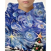 cheap Boy&#039;s 3D Vision &amp; Geometry-Boys&#039; 3D Graphic Hoodie Long Sleeve Spring Fall Fashion Streetwear Kids 4-12 Years Hooded Outdoor Casual Daily Regular Fit