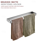 cheap Towel Bars-Towel Bar Towel Rack 304 Stainless Steel Wall Mounted Bathroom Hardware Towel Holder for Bath Towels, Rustproof Towel Rail for Kitchen, Shower, Hotel Use, Heavy Duty Polished Finish