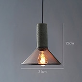 cheap Pendant Lights-Chandelier Cement Iron Cage Pendant Light Creative Metal Mesh Ceiling Light Fixture, Flush Mount Hanging Light for Kitchen Island Dining Room Bedroom Living Room Corrido Lamp