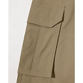 cheap Cargo Pants-Men&#039;s Cargo Pants Trousers Elastic Waist Drawstring Multi Pocket Plain Wearable Outdoor Daily Camping &amp; Hiking Fashion Classic Black Green