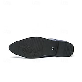abordables Officiel-Chaussures à lacets en cuir verni vert pour hommes – chaussures habillées brillantes avec une finition polie, idéales pour les mariages et les soirées
