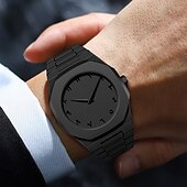 abordables Relojes de Cuarzo-Reloj de pulsera de silicona para hombre y mujer, informal, sencillo, resistente al agua, moderno y versátil, de cuarzo.