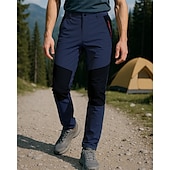 voordelige Bodems-Voor heren Wandelbroek trainingsbroek Lapwerk Buiten Normale pasvorm waterdicht Winddicht Ademend Sneldrogend Broeken / Regenbroek / Overbroek Elastische taille Leger Groen Khaki Kamperen&amp;Wandelen