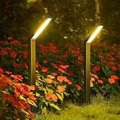cheap Pathway Lights &amp; Lanterns-LED Solar Pathway Lights Outdoor RGB Pathway Lawn Light IP65 Waterproof Solar Lamp for Garden Walkway Path Driveway Patio Yard Decor  1PC