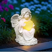 levne Zahradní osvětlení-1 ks solární krajinná světla láska andělská ozdoba nádvoří venkovní socha dekorace pryskyřičná světla