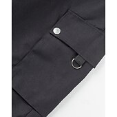 cheap Cargo Pants-Men&#039;s Cargo Pants Trousers Drawstring Elastic Waist Multi Pocket Plain Wearable Outdoor Daily Camping &amp; Hiking Fashion Classic Black Brown