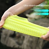 abordables Activité de Plein Air-3 paires de bottes d&#039;extérieur imperméables en latex, couvre-chaussures imperméables réutilisables. Une variété de couleurs au choix, durables
