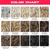 お買い得  拡張機能のクリップ-ヘアエクステンション 14 ショートクリップインヘアエクステンション 4個 合成ビーチウェーブブロンドナチュラルソフトヘアピース女性用 - ハイライト付きダークゴールデンブロンド