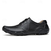 economico sandali da esterno-Scarpe da passeggio traspiranti da uomo bianche con ritagli – mocassini estivi casual con suola morbida per la guida, le vacanze al mare, l&#039;esplorazione della città e il comfort per tutto il giorno nelle giornate calde
