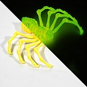 Недорогие Хэллоуинские висячие и настольные украшения-Игрушка-паук на 3D-принтере на Хэллоуин, большая подвижная модель паука с шарнирами, выдвижная фигурка животного для декора на Хэллоуин или реквизита для розыгрышей на вечеринке