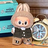 cheap Dolls Accessories-Clothes for 17cm Doll (No Doll) 17cm Doll Outfits Set with Accessaries Stylish Dress-Up Set for La Boo-Boo