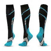 cheap Personal Care &amp; Health-3 Pairs Compression Socks, Multi-Color Outdoor Running High Tube Pressure Socks, Athletic Performance Socks for Cross-Border Sale