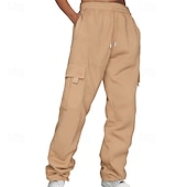 cheap Sweatpants-Men&#039;s Athletic Pants Sweatpants Trousers Pocket Drawstring Elastic Waist Plain Comfort Sports Outdoor Daily Fashion Casual Black Yellow Micro-elastic