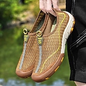 billige Sneakers til herrer-Herre utendørs tursko i netting – vannavstøtende og solide joggesko for fotturer, turstier og komfort hele dagen