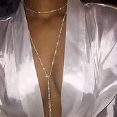 ieftine Coliere-colier cromat unisex elegant lux romantic clasic colier pentru aniversare nuntă invitat sărbătoare