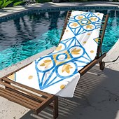 baratos Cobertores &amp; Mantas-toalha de praia macia e absorvente - design leve, de secagem rápida e sem areia para praia, piscina e viagens