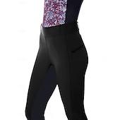billiga Enkla Leggings-Dam Damasker Mode Träning Fullängd Hög midja Slät Bekväm Mjuk Hög Elasisitet Utomhus Semester Gata Marin Svart Vit Himmelsblå Sommar Vår Smal passform
