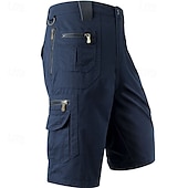 baratos Partes inferiores-Homens Calça Cargo Calças de Trilha calças de caminhada Ao ar livre Normal Secagem Rápida Leve Elástico Respirável Calção Calças Capri Verde Tropa Azul Tênis Golfe Corrida S M L XL XXL