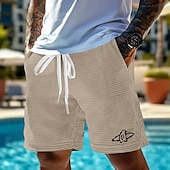 abordables short de survêtement 3d pour hommes-Homme Animal Manchot Créatures de la mer Short gaufré Shorts de survêtement Short décontracté Taille Moyenne Mode Décontractée Vacances Jogging Entraînement Taille élastique avec cordon de serrage