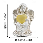 levne Zahradní osvětlení-1 ks solární krajinná světla láska andělská ozdoba nádvoří venkovní socha dekorace pryskyřičná světla