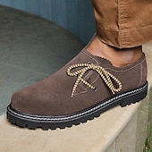 voordelige Heren-Carnaval Oktoberfest bier Haferlschuh Geïnspireerd Schoenen Bavarian Alpine Erfenis Weiden Voor heren Feest Bierfestival Doek in traditionele stijl