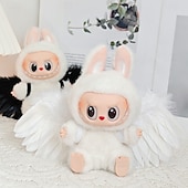 preiswerte Puppenbekleidungs- und Zubehörsets-Kleidungsset für 17cm Puppen ForLabubu Modekleidung Zubehör Outfit geeignet für 6,69 Zoll (17cm) Puppe weiche Baumwollkleidung Ersatz keine Puppe NUR Kleidung
