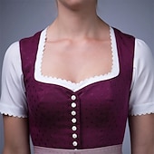 baratos Mulheres-Oktoberfest Blusa Dirndl Empregada Bávaro Alemão prados Mulheres Carnaval Festival da Cerveja Pano de Estilo Tradicional Blusa