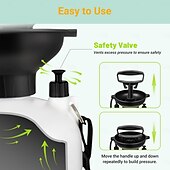 cheap Camping Accessories-Portable Camping Shower, 10 Spray Modes, Insulated Pressure Sprayer, Warm Water Outdoor Shower for Hiking, Beach, Pet Washing
