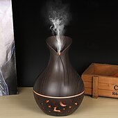 cheap Bedside Lamp-1pc USB Portable Humidifier with Essential Oil Diffuser  Quiet Operation Auto Shut-Off 7 Color Lights Nightlight for Home &amp; Office Use - Plastic Material