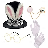 levne Doplňky-Alice in Wonderland Pohádka Śílenec Sada příslušenství Postavy z pohádek cosplay Filmové kostýmy for Unisex Děti Dospělé předvečer Všech svatých Karneval Světový den knihy Výkon Vzdělávací převlékán
