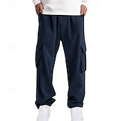 cheap Cargo Pants-Men's Cargo Pants Trousers Corduroy Pants Multi Pocket Straight Leg Plain Wearable Daily Outdoor Camping &amp; Hiking Fashion Classic Black Yellow