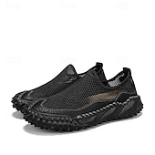 billige Sneakers til herrer-Brune sportsandaler for menn med pustende nettingoverdel og sklisikker såle for strand og fotturer