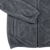 abordables pulls molletonnés-Homme Sweat à capuche zippé Sweat à capuche Sweat-shirt zippé Sweat à capuche en polaire Noir bleu marine Kaki Gris À capuche Uni Zip Up Sport &amp; Loisir Occasionnel Quotidien Streetwear Frais
