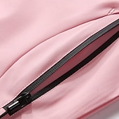 preiswerte Wasserdichte Jacken-Damen Windjacke Wanderjacke Regenmantel Außen Wasserdicht Winddicht Wanderoutfits Wanderbekleidung Frühling Herbst Oberteil Camping / Wandern / Höhlenforschung Laufen Rosa Rot Purpur