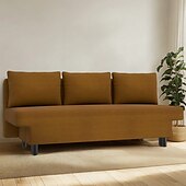 cheap Sofa Cover-Sofa Cover Suitable For ÄLVDALEN Sofa Solid Color Quilted Velvet Slipcovers
