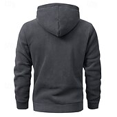 preiswerte Oberteile-Herren Windjacke Wanderjacke Fleecejacke Außen Warm Wanderoutfits Wanderbekleidung Winter Herbst Oberteil Camping / Wandern / Höhlenforschung Laufen Dunkelgrau Schwarz Armeegrün