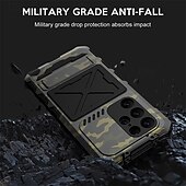 Недорогие Чехлы для Samsung-телефон Кейс для Назначение SSamsung Galaxy S24 Ultra Plus S23 Ultra Кейс на заднюю панель Магнитный адсорбционный футляр со стендом Поддержка беспроводной зарядки Защита от удара