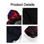 billiga Pojkens 3D Vision &amp; Geometri-Pojkar 3D Tecknat Huvtröja Långärmad Vår Höst Mode Streetwear Barn 4-12 år Huva Utomhus Ledigt Dagligen Normal