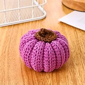 economico Copricuscini per cuscini decorativi-zucche di simulazione di Halloween lavorate a maglia