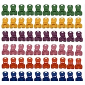 cheap Openers-Complete Cover Easy Tab Opener New and Improved 6PK Beverage Barricade 2.0, Colorful Drink Can Protector Cap for Soda, Beer, Coke Shields From Bugs, Bees, Dust at the Party, BBQ, Beach