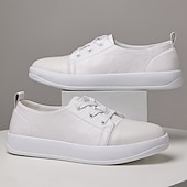 preiswerte Sneaker für Herren-Herren-Sneaker aus blauem Kunstleder mit weißer Gummisohle – bequeme Schnürsneaker für Sport, Reisen und Freizeit