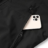 preiswerte Wasserdichte Jacken-Herren Windjacke Wanderjacke Regenmantel Außen Wasserdicht Winddicht Wanderoutfits Wanderbekleidung Frühling Herbst Oberteil Camping / Wandern / Höhlenforschung Laufen Schwarz Purpur Grün
