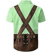 economico Abbigliamento Grafico-Camicie hawaiane Camicia Aloha bavarese Monaco Tedesco Alpino Grafico per Per uomo Adulti Stampa 3D  per Carnevale Birra Oktoberfest Spiaggia Vacanza Feste
