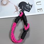 abordables Coques autres téléphones-Nouveau coussin de téléphone à la mode et mignon avec motif de chat, corde courte polyvalente, corde de poignet solide, corde anti-perte