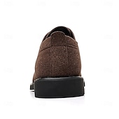 preiswerte Formell-Braune Derby-Schuhe aus hochwertigem Rindsleder für Herren mit glattem Kunstleder-Finish – klassisches Schuhwerk fürs Büro, formelle Anlässe und den Alltag