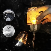 halpa Kynttilän valot-6 kpl aurinkokennoisia ruostumattomasta teräksestä valmistettuja kynttilänvaloja liekittömät kynttilät syntymäpäiväjuhliin jouluksi hääjuhliin kotipuutarhaan sisä- ja ulkokäyttöön vedenpitävä