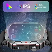 baratos Smartwatch-Relógios inteligentes esportivos c40pro com tela ultra grande, assistente de voz e controle de música, relógio inteligente com mostrador personalizado, relógios de pulso