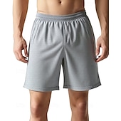 baratos Shorts de moletom-Homens calções atléticos Shorts rasgados Shorts de moletom Calção Shorts de verão Bolsos Cintura elástica Com Cordão Tecido Conforto Respirável Curto Ao ar livre Esportes Clássico Casual Preto Branco