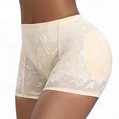 cheap Waist Trainer-Women&#039;s Shapewear Fashion Pure Color Lace Shorts Daily Sleeveless Black Beige Summer Spring Fall Winter Slim