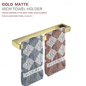 cheap Towel Bars-Towel Bar Towel Rack 304 Stainless Steel Wall Mounted Bathroom Hardware Towel Holder for Bath Towels, Rustproof Towel Rail for Kitchen, Shower, Hotel Use, Heavy Duty Polished Finish